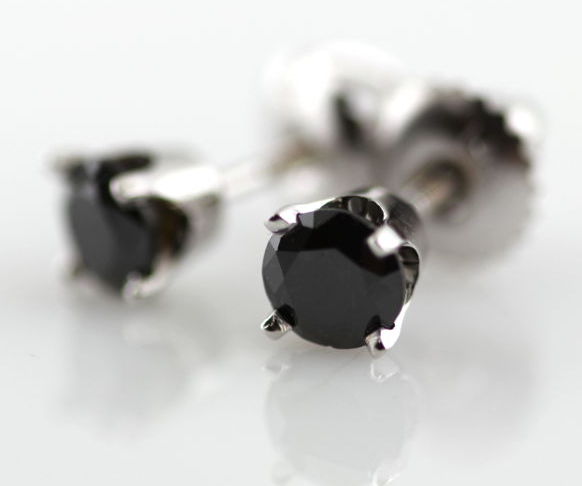 Black Diamond Earrings