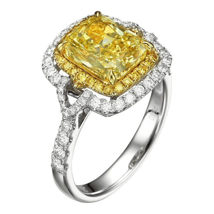 Yellow Diamond Ring